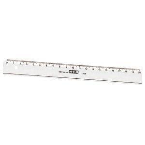 M + R Lineal 20,0 cm, glasklar M + R Lineal 20,0 cm, glasklar