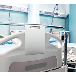 4002390079440 - Klemmbrett MAULmedic Format DIN A4 Hochformat Klemmweite 8 mm auch zum Aufhängen Aluminium silber 4002390079440 - Klemmbrett MAULmedic Format DIN A4 Hochformat Klemmweite 8 mm auch zum Aufhängen Aluminium silber