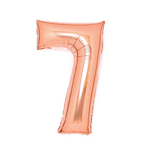 0194099074216 - Folienballon Medium Zahl 7 rosé 0194099074216 amscan 0194099074216 - Folienballon Medium Zahl 7 rosé 0194099074216 amscan