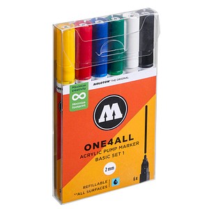 4250397674117 - Acrylmarker One4All 127HS Basic Set 1 4250397674117 Molotow