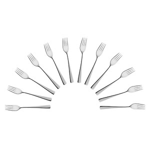 8711155162445 - 12 Gabel Dante silber satiniert 8711155162445 12 Stück