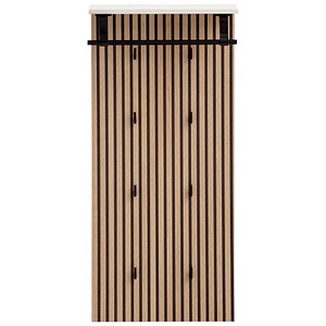 4027181121269 - Wandgarderobe Loft 157121 eiche Holz 8 Haken 500 x 1106 cm 4027181121269 - Wandgarderobe Loft 157121 eiche Holz 8 Haken 500 x 1106 cm