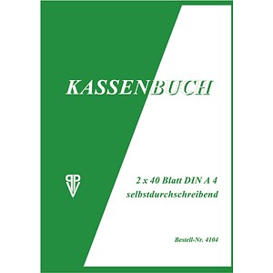 4019333041044 - 4104 Kassenbuch A4 2x40BL 4019333041044 4104