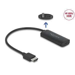 4043619632510 - DeLOCK Adapter HDMI-A Stecker zu USB Type-C Buchse (DP Alt Mode) 4K 60 (63251) 4043619632510 - DeLOCK Adapter HDMI-A Stecker zu USB Type-C Buchse (DP Alt Mode) 4K 60 (63251)