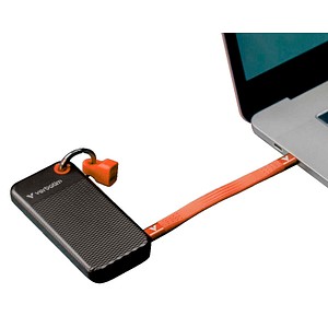 0023942321934 - 32193 Festplatten SSD - extern verbatim Pocket SSD USB 32  1TB Black Orange               32193 32193 0023942321934