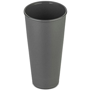 meet powered by PAPERFLOW Mehrweg-Trinkbecher anthrazitgrau 0,5 l, 24 St.