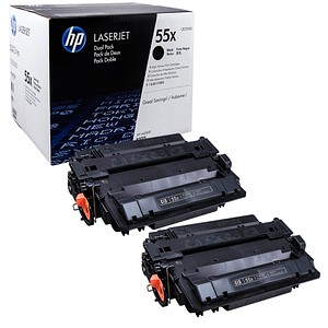 HP 55X (CE255XD) schwarz Tonerkartuschen, 2er-Set