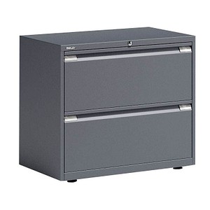 5020073787962 - BISLEY Essentials Hängeregistraturschrank anthrazit mit 2 Schubladen 800 x 470 x 693 cm
