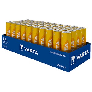 4008496987085 - Al 40XAA - Alkaline Batterie aa (Mignon) 40er-Pack Longlife (04106 101 394) - Varta
