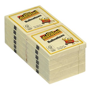 4250073819924 - Haftnotizen Standard gelb 12 Blöcke