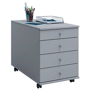 4051814376542 - Rollcontainer Beistellcontainer mit Schubladen Maße ca H 57 x B 42 x T 75 cm Bürocontainer – Lona
