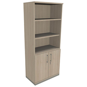 4260429767557 - Regalschrank Oldenburg 4260429767557 akazie 3 Fachböden 800 x 442 x 1869 cm