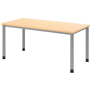 4032062151983 - Schreibtisch Ergonomic Plus H VHS16 3 S ahorn rechteckig 160x80 cm (BxT) manuell höhenverstellbar 4032062151983 Hammerbacher