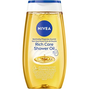 4005900972750 - NIVEA Shower Reichhaltig Pflegendes Duschöl Milde Duschpflege für trockene Haut mit natürlichen Ölen 200 ml - Flasche