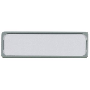 4002390029858 - 10 MAUL Etikettenhalter magnetisch grau 245 x 043 cm