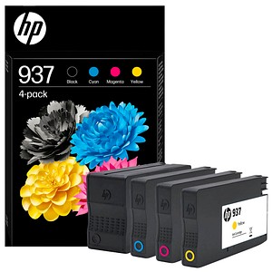 0196548697632 - 937 (6C400NE) schwarz cyan magenta gelb Druckerpatronen 4er-Set  Druckerpatronen Original 0196548697632 4 Stück