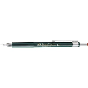 4005401369004 - Druckbleistift TK-FINE 9719 136900 Härte HB 10mm dunkelgrün mit Radiergummi 4005401369004 Faber-Castell