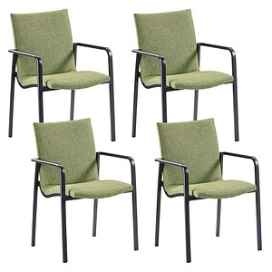 4043153116392 - Best Freizeitmoebel Sessel 45121250 Aluminium Anthrazit Grün 570 x 630 x 860 mm