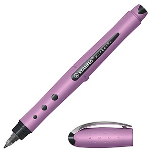 STABILO worker®+ medium NatureCOLORS Wildflower Tintenroller grauviolett 0,5 mm, Schreibfarbe: blau, 1 St.