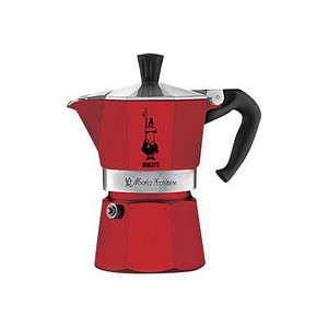 BIALETTI Moka Express 6 Espressokocher rot, 6 Tassen