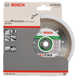 3165140518086 - AKTION BOSCH Diamant-Trennscheibe Best Ceramic Extra-Clean Turbo mit Prämie nach Registrierung