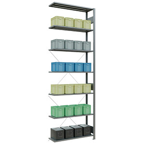 4004514202758 - Regal MULTIplus150 12737 Anbau 3000x1000x300mm 7Böden vz 4004514202758 SCHULTE