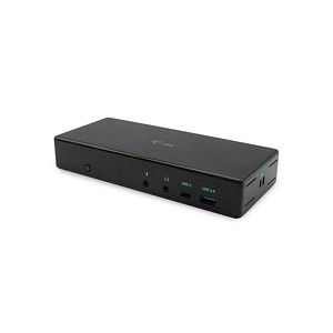 8595611703393 - i-Tec USB-C Quattro Display Docking Station with Power Delivery - Dockingstation - USB-C   Thunderbolt 3 - 2 x HDMI 2 x DP - GigE - mit i-Tec Universalladegerät 112 W (C31QUATTRODOCKPD)
