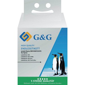 6941881284308 - Etikettenrollen für Etikettendrucker ersetzt DYMO 99010 S0722370 weiß 280 x 890 mm 2 x 130 Etiketten 6941881284308 - Etikettenrollen für Etikettendrucker ersetzt DYMO 99010 S0722370 weiß 280 x 890 mm 2 x 130 Etiketten