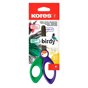 Kores® Kinderschere Birdy farbsortiert 12,5 cm