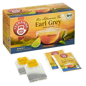 4009300016861 - Bio Schwarzer Tee Earl Grey Bio-Tee 20 Portionen 4009300016861 TEEKANNE 41 Gramm