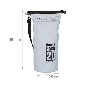 4052025951351 - Dry Bag Ocean Pack LKW-Plane grau 4052025951351 relaxdays