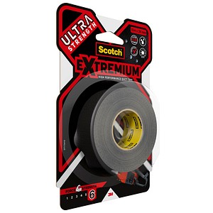 4054596696624 - Extremium? Ultra Strength Gewebeband schwarz 240 mm x 100 m 1 Rolle 4054596696624 Scotch 4054596696624 - Extremium? Ultra Strength Gewebeband schwarz 240 mm x 100 m 1 Rolle 4054596696624 Scotch