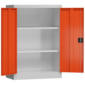 4061815541177 - Stahlschrank ClassiX X-530324 feuerrot lichtgrau 920 x 420 x 1200 cm aufgebaut 4061815541177 LÜLLMANN 4061815541177 - Stahlschrank ClassiX X-530324 feuerrot lichtgrau 920 x 420 x 1200 cm aufgebaut 4061815541177 LÜLLMANN