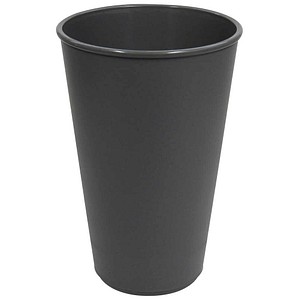 meet powered by PAPERFLOW Mehrweg-Trinkbecher anthrazitgrau 0,4 l, 24 St.