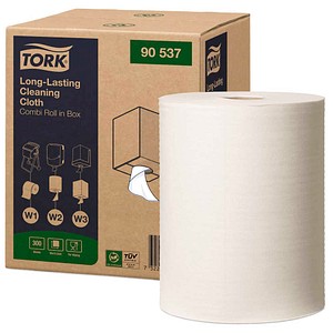 TORK Putztuchrolle Premium Combi Roll W1/2/3 1-lagig weiß, 300 Blätter, 1 Rolle