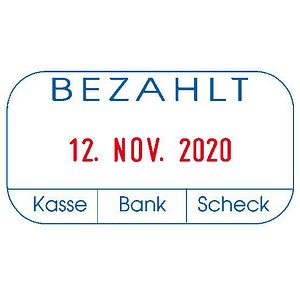 9004362430544 - Text- und Datumsstempel Printer S260 L2 GreenLine mit Text BEZAHLT + Datum Kunststoff Schrifthöhe (Datum) 4mm 9004362430544 Co 9004362430544 - Text- und Datumsstempel Printer S260 L2 GreenLine mit Text BEZAHLT + Datum Kunststoff Schrifthöhe (Datum) 4mm 9004362430544 Co