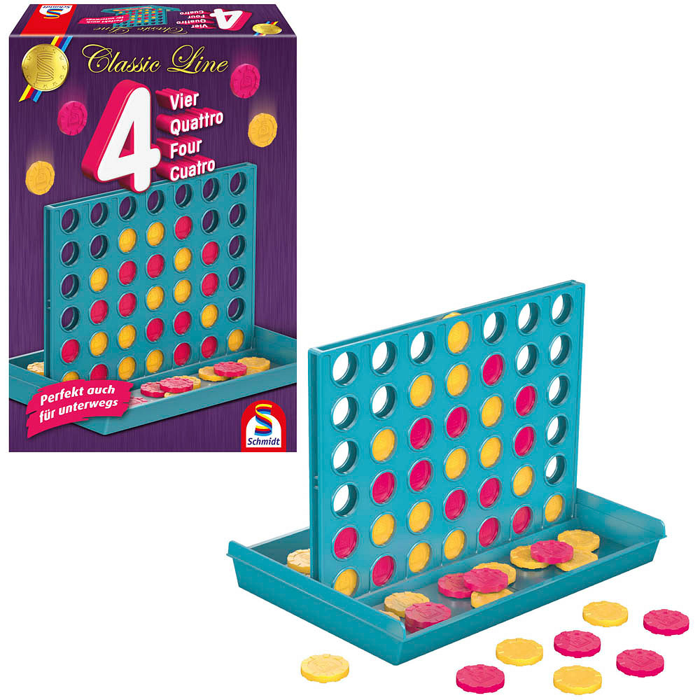 Schmidt Spiele 49403 Quattro Classic Line, Multicolore