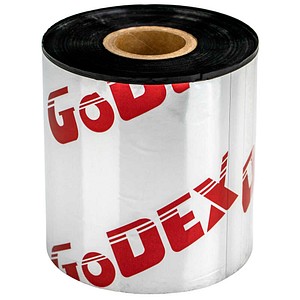 GoDEX GWR 745 schwarz Thermotransferbänder für Etikettendrucker, 6 Rollen