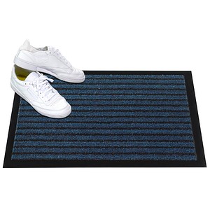Mercury Fußmatte Grattant blau gemustert 40,0 x 60,0 cm Mercury Fußmatte Grattant blau gemustert 40,0 x 60,0 cm