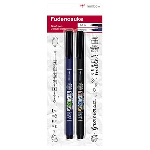 Tombow Fudenosuke Brush-Pens schwarz