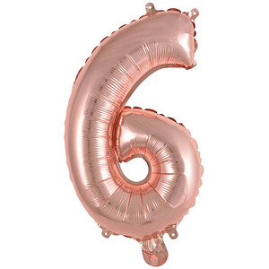 0194099036054 - Folienballon Mini Zahl 6 rose 0194099036054 HEAD 9909694 0194099036054 - Folienballon Mini Zahl 6 rose 0194099036054 HEAD 9909694