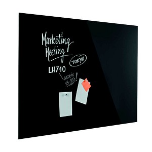 4013695057187 - Magnetoplan Glas-Magnetboard HOLTZ OFFICE SUPPORT (B x H) 1500 mm x 1000 mm Schwarz 13408012