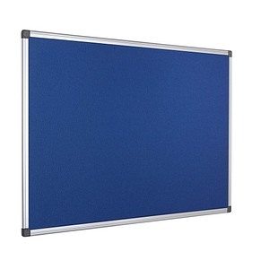 5603750350347 - Pinnwand MAYA FA0343170 90x60cm Filz Aluminiumrahmen blau 5603750350347 Bi-Office