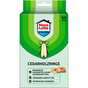 4062700636305 - Mottenschutz Cedarholz-Ringe braun 4062700636305 4 Stück