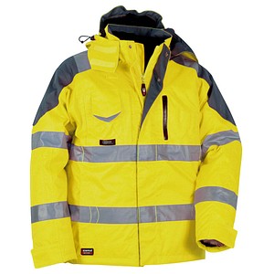 8023796043398 - Cofra Winter-Warnschutzjacke wind- und wasserdicht gelb 52 - Gelb