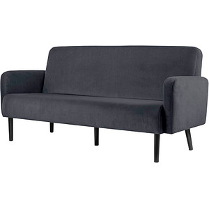 3660141954562 - 3-Sitzer Sofa LISBOA anthrazit schwarz Stoff 3660141954562 PAPERFLOW 3660141954562 - 3-Sitzer Sofa LISBOA anthrazit schwarz Stoff 3660141954562 PAPERFLOW