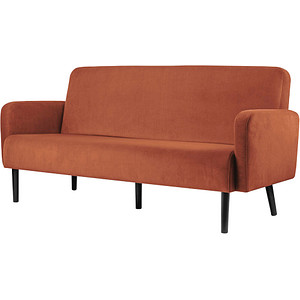 3660141954593 - 3-Sitzer Sofa LISBOA rost schwarz Stoff 3660141954593 PAPERFLOW 3660141954593 - 3-Sitzer Sofa LISBOA rost schwarz Stoff 3660141954593 PAPERFLOW