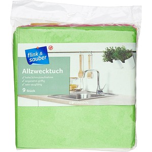 4305615391892 - flink & sauber Allzwecktuch Schwammtücher Viskose 60 °C waschbar 9 St 4305615391892 - flink & sauber Allzwecktuch Schwammtücher Viskose 60 °C waschbar 9 St