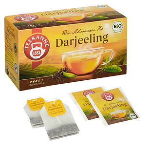 4009300016854 - Bio Schwarzer Tee Darjeeling Bio-Tee 20 Portionen 4009300016854 35 Gramm