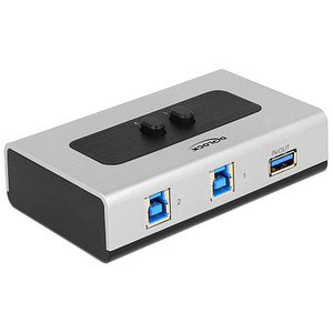 4043619876679 - Switch USB 30 2 port manual bidirectional - USB-Umschalter für die gemeinsame Nutzung von Peripheriegeräten - 2 Anschlüsse 4043619876679 - Switch USB 30 2 port manual bidirectional - USB-Umschalter für die gemeinsame Nutzung von Peripheriegeräten - 2 Anschlüsse